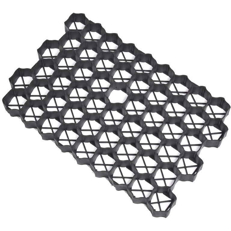 ROJAPLAST WPC 60×40×3 cm kültéri burkolat - gyeprács, fekete (113034)