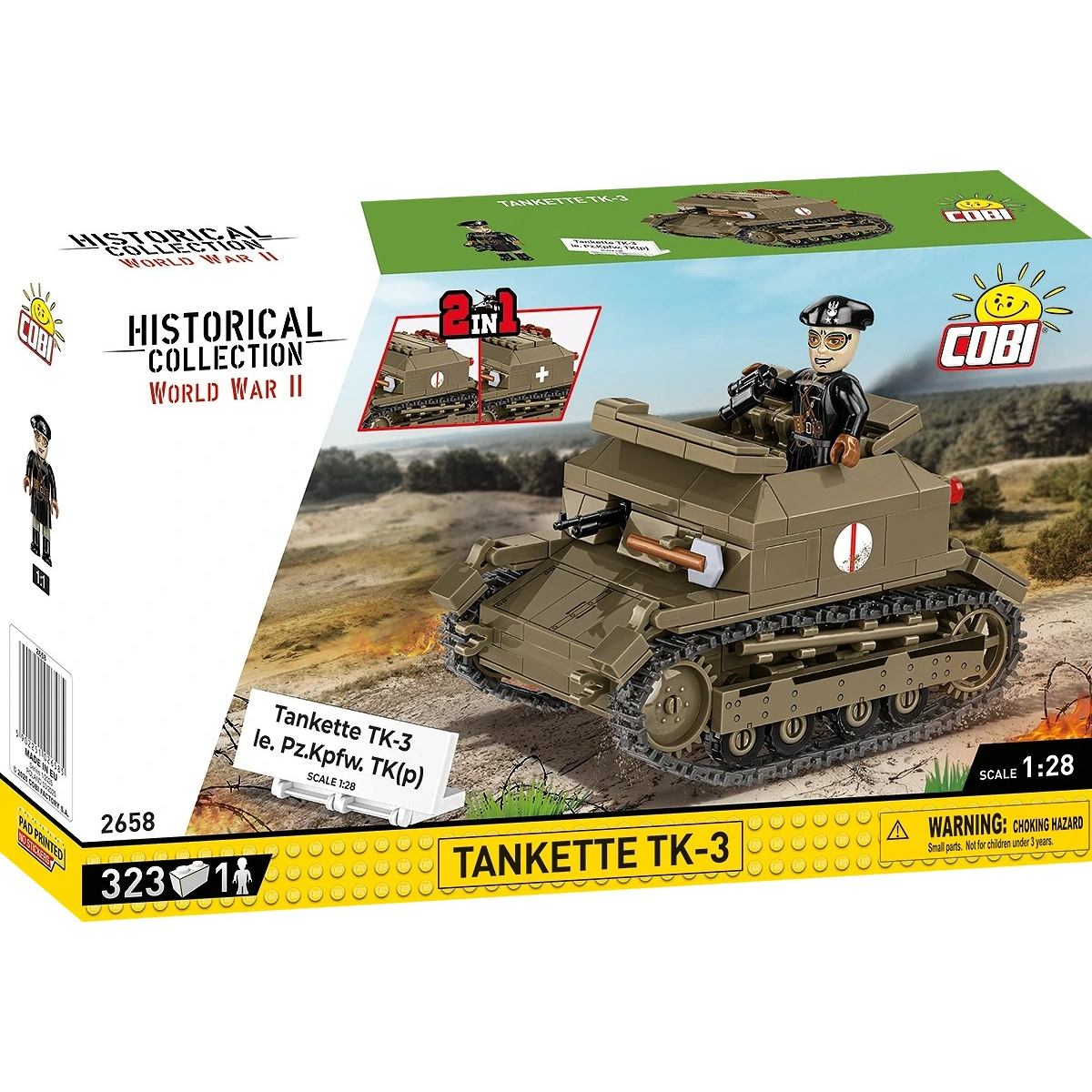 Cobi Tankette TK-3 323 darabos építőjáték (COBI-2658)