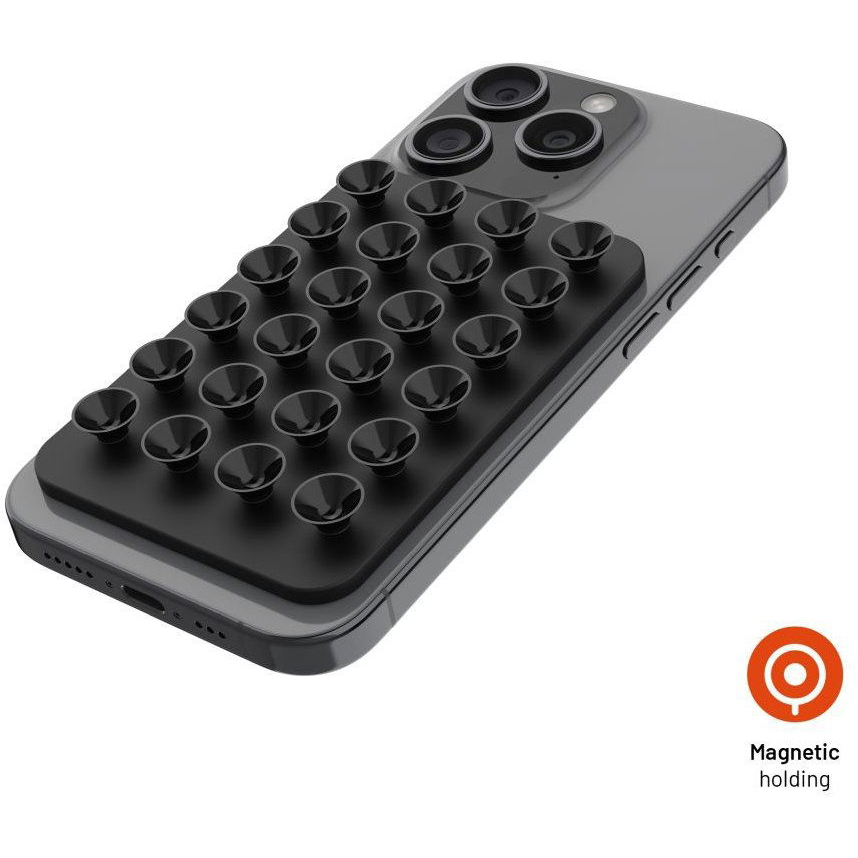 FIXED MagMate Tapadókorongos tartó, MagSafe-kompatibilis, fekete (FIXMM-BK)