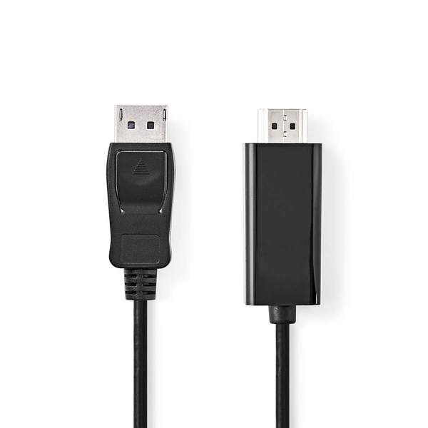 Nedis CCGL37100BK30 DisplayPort 1.2 - HDMI Kábel 3m - Fekete