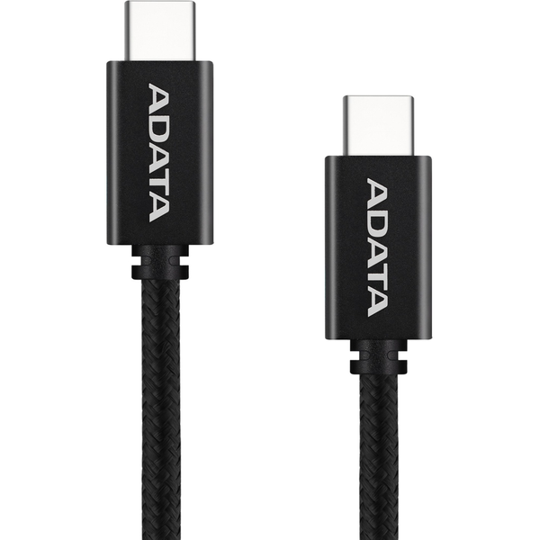 Adapa CACC-100PN-BK USB-C apa - USB-C apa 2.0 Adat és töltő kábel - Fekete (1m)