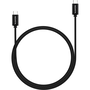 Adapa CACC-100PN-BK USB-C apa - USB-C apa 2.0 Adat és töltő kábel - Fekete (1m)