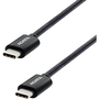 Adapa CACC-100PN-BK USB-C apa - USB-C apa 2.0 Adat és töltő kábel - Fekete (1m)