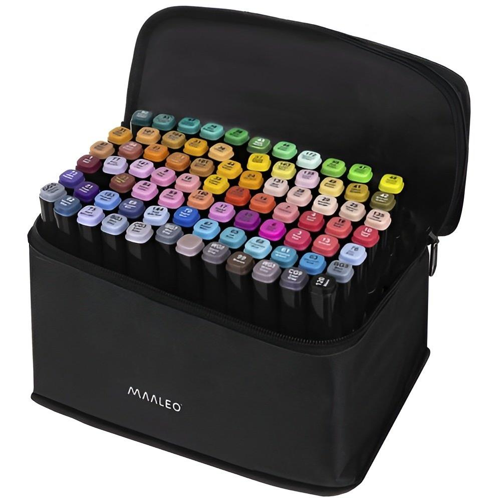 Maaleo 14185 Kétvégű filctoll készlet, 80 db (22401)