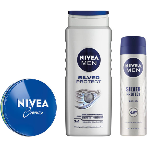 NIVEA MEN Silver Care Set 800 ml