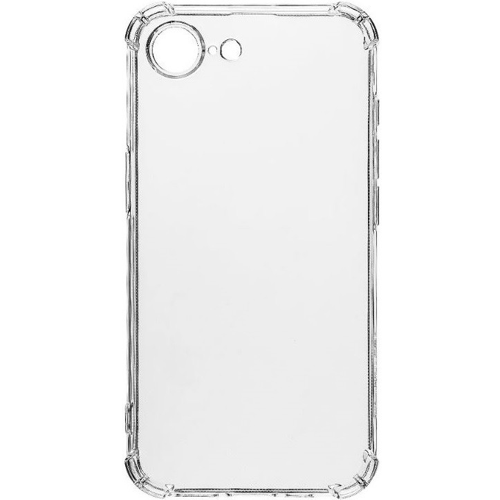 Apple iPhone 16e, Szilikon tok, légpárnás sarok, Tactical TPU Plyo, átlátszó (TS12684)