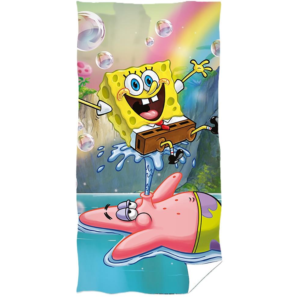Kaptan Spongya Bob szökőkút - törölköző gyerekeknek (040701-010)