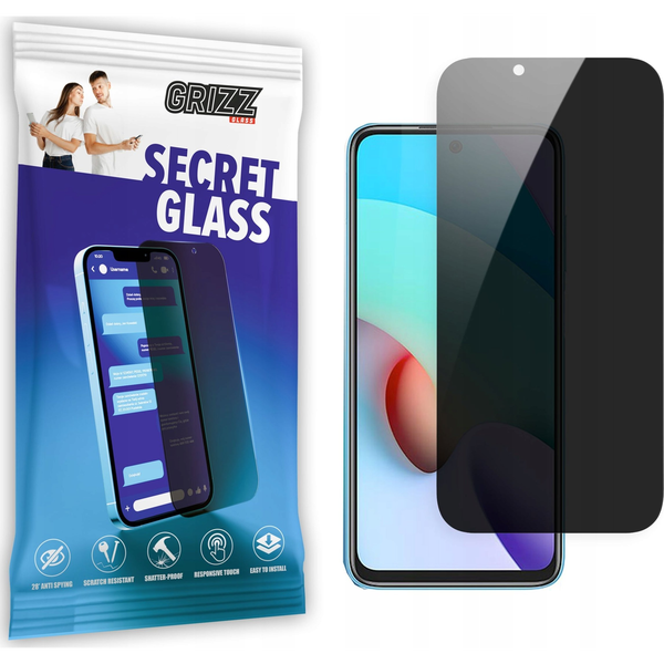  GrizzGlass Szkło prywatyzujące GrizzGlass SecretGlass Xiaomi Redmi 10C