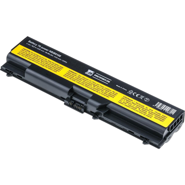 T6 Power Lenovo ThinkPad T430, T530 kompatibilis, 5200 mAh, 56 Wh, 6 cellás