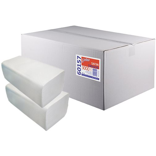 LINTEO ZZ SATIN 3000 fehér 20× 150 db (8594002960452)