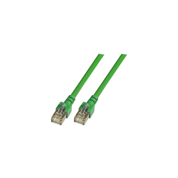 EFB RJ45 Patchkabel SF/UTP, Cat.5e, PVC, CCA, 1,5m, grün (K5460.1,5)