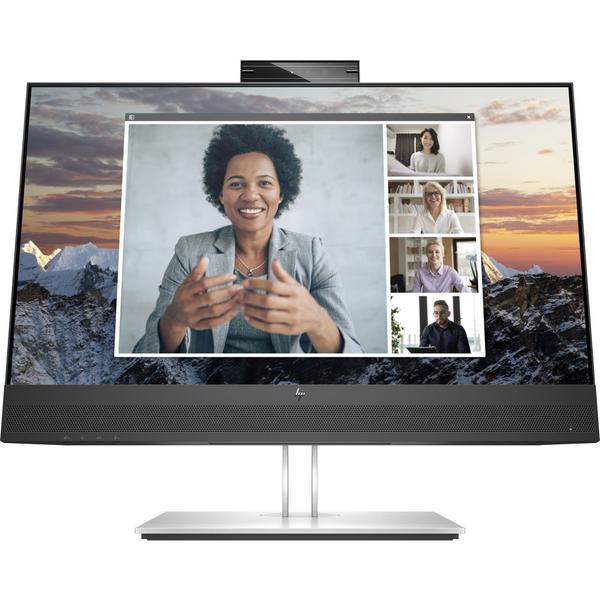 HP E24m G4 Monitor PC 60,5 cm (23.8") 1920 x 1080 Pixel Full HD Nero, Argento