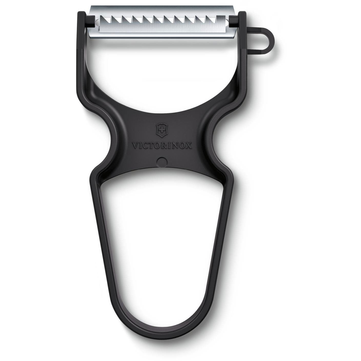 Victorinox Rapid zöldséghámozó Julienne éllel, műanyag, fekete (6.0934.3)