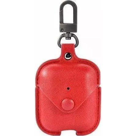 Devia Lux Series Eco Leather Look Magnetic Carabiner Case Apple AirPods 1st Generation
