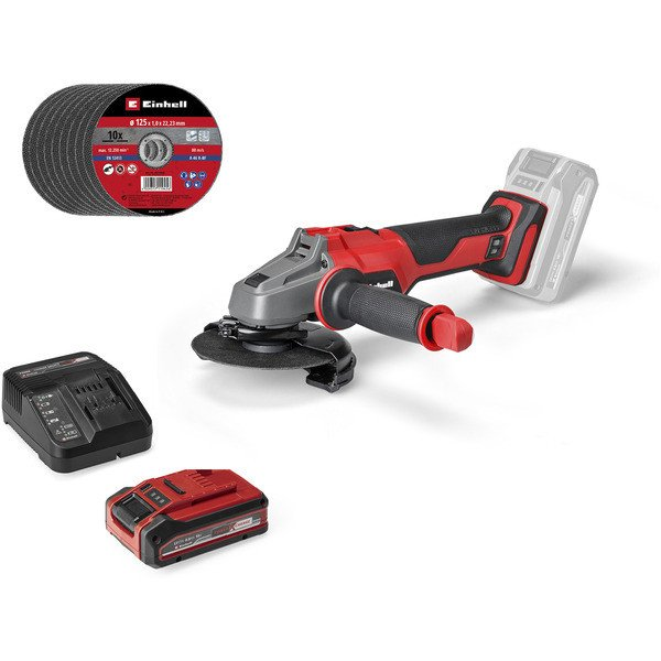 EINHELL Profesionální akumulátorová úhlová bruska AXXIO 18/125, 18 V