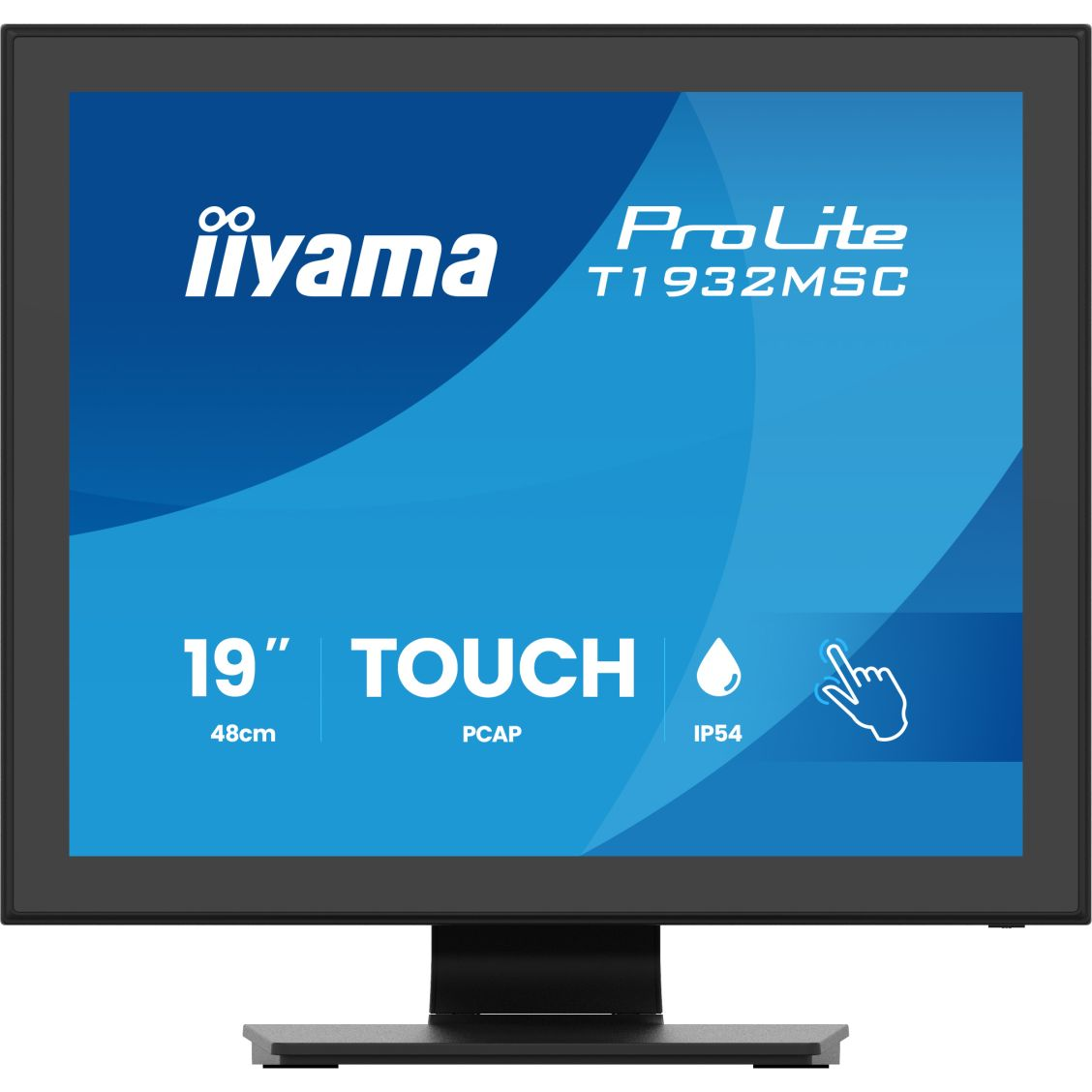 Монитор Iiyama ProLite T1932MSC-B2S, черен