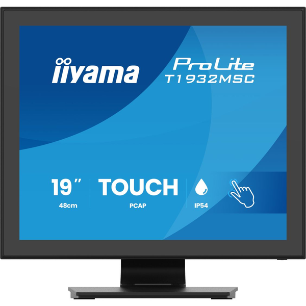 iiyama ProLite T1932MSC-B2S computerskærm 48,3 cm (19") 1280 x 1024 pixel SXGA LED Berøringsskærm Sort