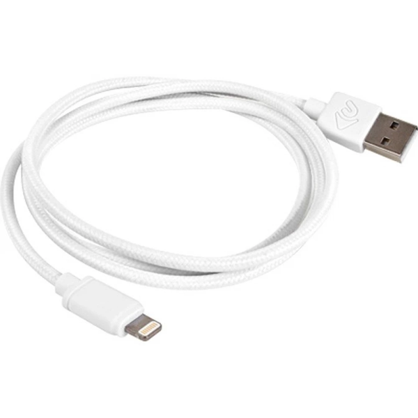 USB 2.0 Adapterkabel, USB-A Stecker > Lightning Stecker (weiß, 1,0 Meter)