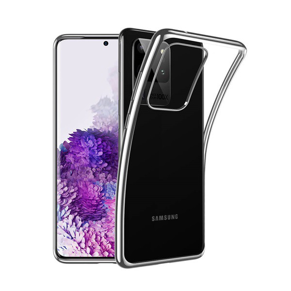 ESR ESSENTIAL CROWN szilikon telefonvédő (közepesen ütésálló) EZÜST [Samsung Galaxy S20 Ultra 5G (SM-G988B)]