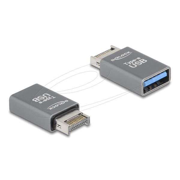 DELOCK Adapter USB 10 Gbps Typ-E Key A St > USB Type-A Bu