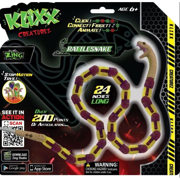 Zing Klixx Creaturez Csörgőkígyó (KX130R) (KX130R)