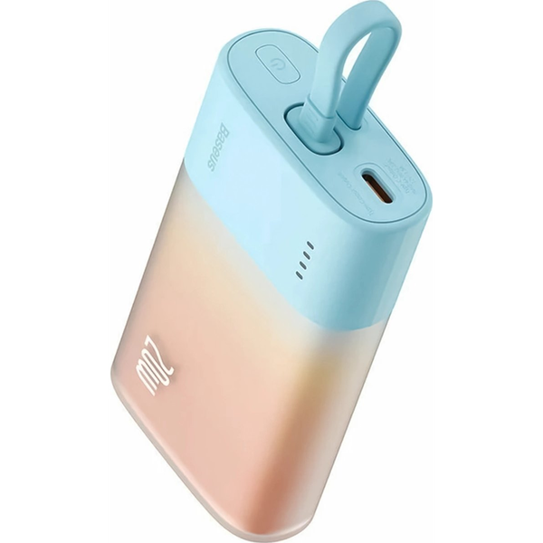Powerbank Baseus Popsicle 5200mah 20w Lightning/usb-c Azul/naranja