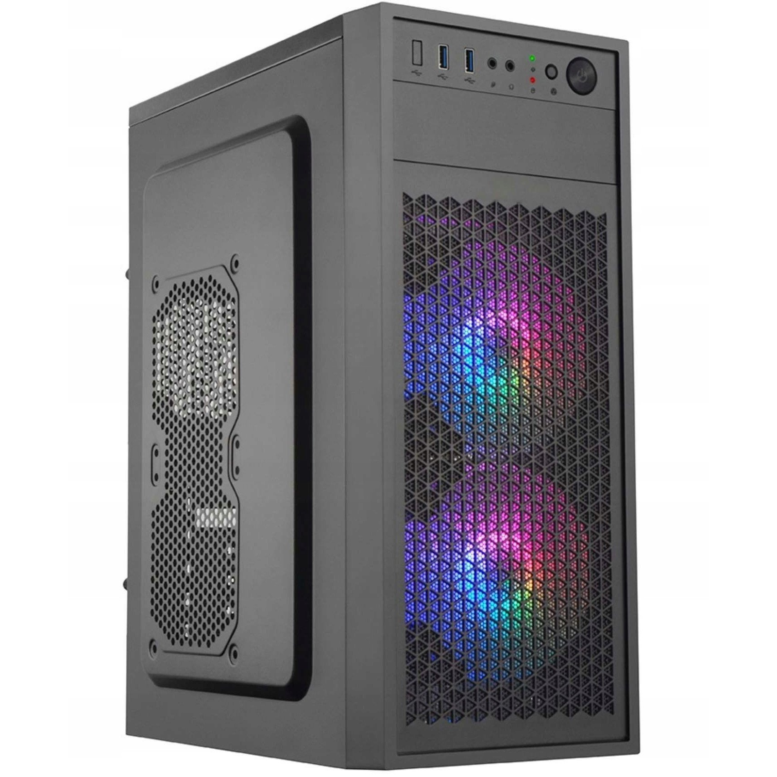 EUROCASE ML N6-530B USB-C fekete (ML N6-530B ARGB USB-C)