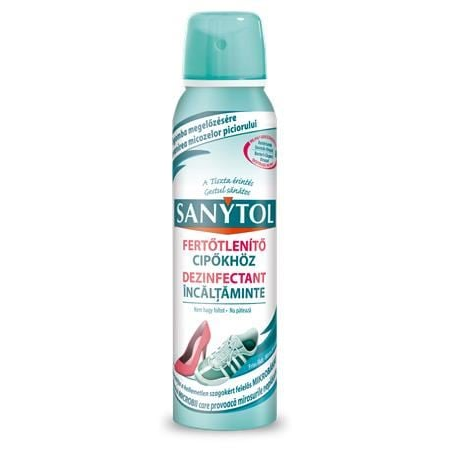 Sanytol fertőtlenítő spray cipőkhöz 150 ml (36631505/36631502) (36631505/36631502)