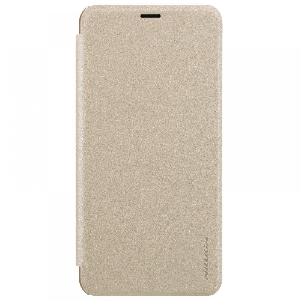 Nillkin Sparkle Huawei Y7 (2018)/Huawei Y7 Prime (2018)/Honor 7C Flip Bőrtok - Arany (NL156579)