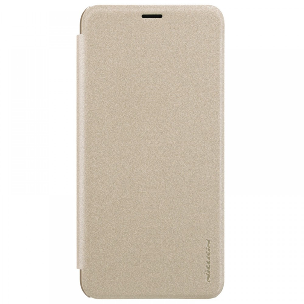 Nillkin Sparkle Huawei Y7 (2018)/Huawei Y7 Prime (2018)/Honor 7C Flip Bőrtok - Arany