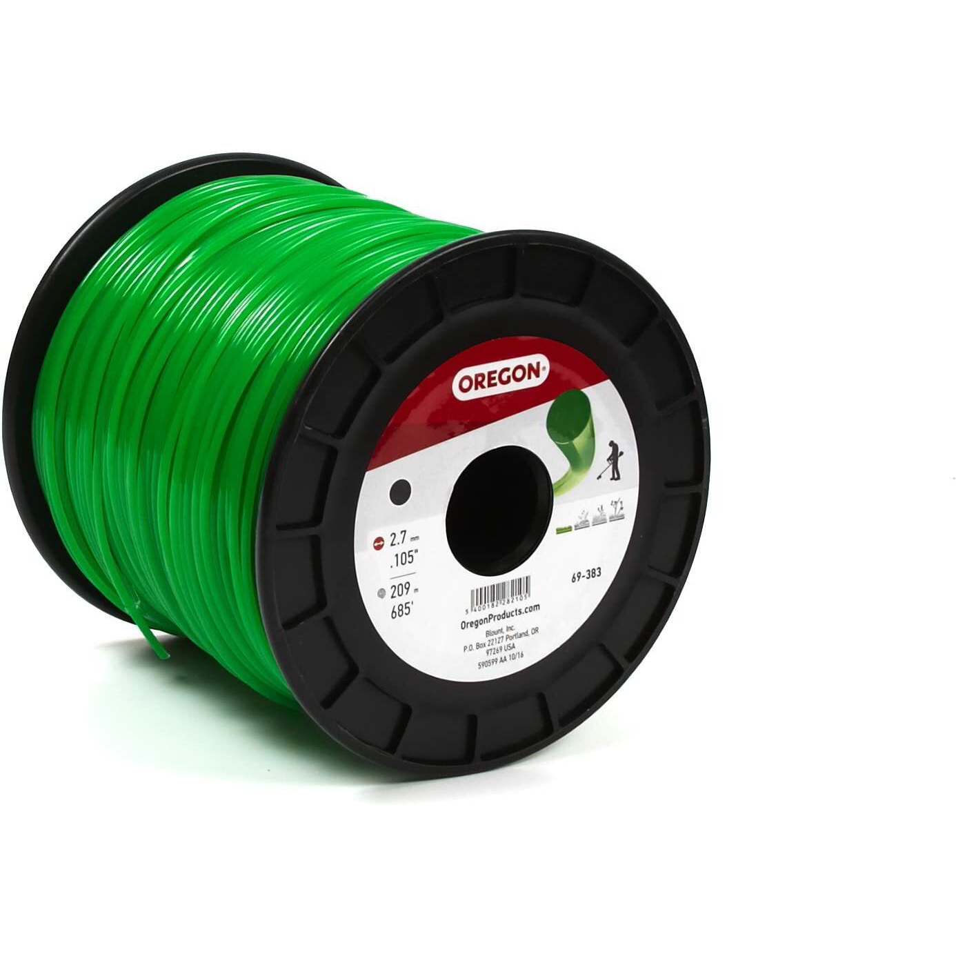 Oregon 2.7mm Kerek damil (209m) (69-383)