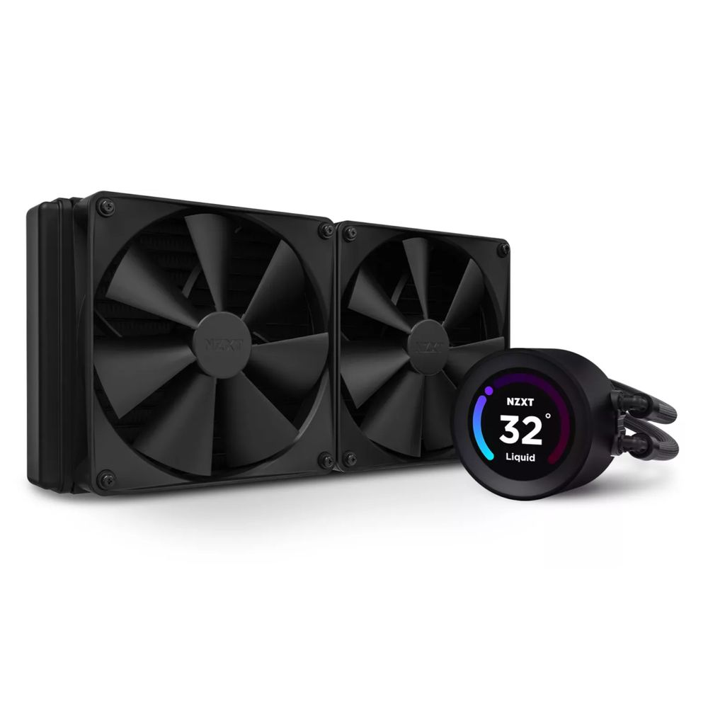 NZXT Kraken Elite 280 Folyadékhűtés LCD Kijelzővel Fekete (RL-KN28E-B1)