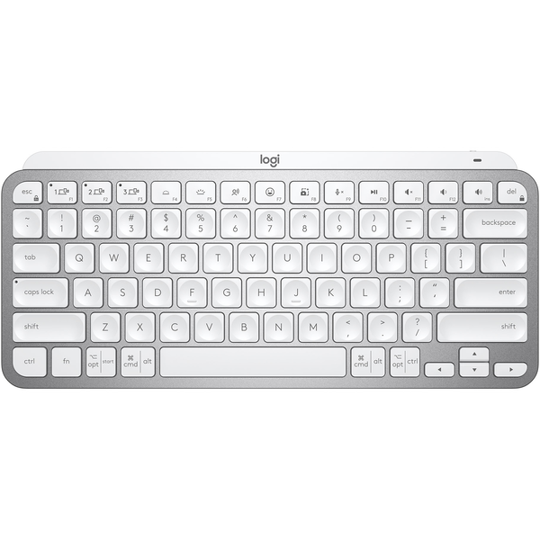 Logitech MX Keys Mini tastatur Kontor RF trådløs + Bluetooth QWERTY Engelsk Grå
