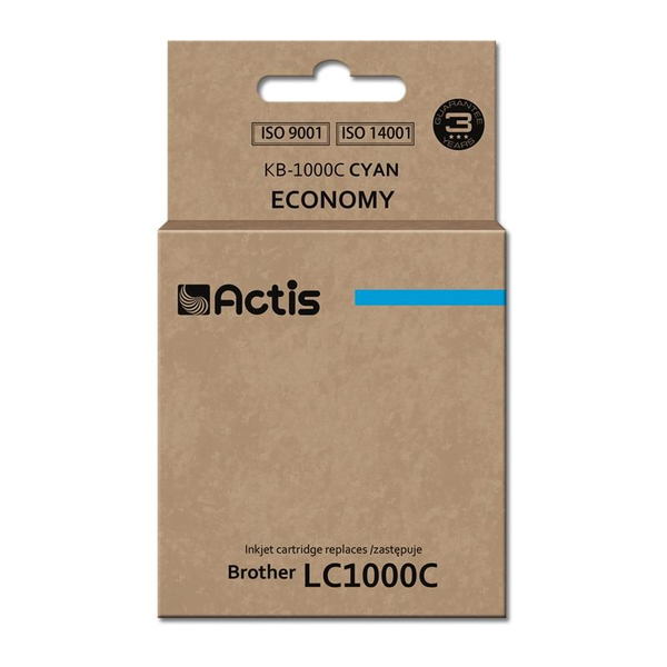 Actis KB-1000C Brother LC1000C/LC970C Tintapatron Cyan 36ml