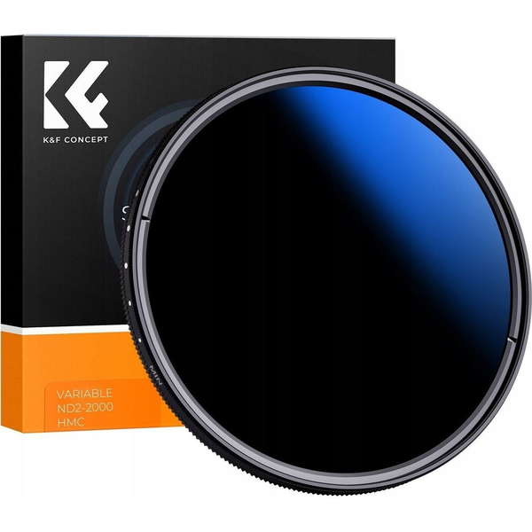 Filtr Kf FILTR 82mm 82 mm K&F CONCEPT Typ FADER SZARY REGULOWANY Nano-C ND2-ND2000 / KF01.2447