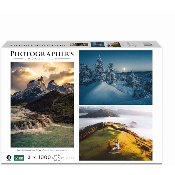 Ambassador Festői tájak - 3x1000 darabos puzzle