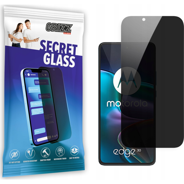  GrizzGlass Szkło prywatyzujące GrizzGlass SecretGlass Motorola Edge 30 Neo