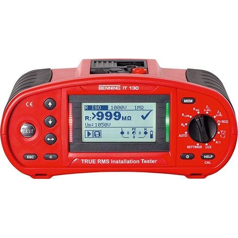TRUE RMS telepítési tesztelő, ISO kalibrált, Benning IT 130 (8255860130)
