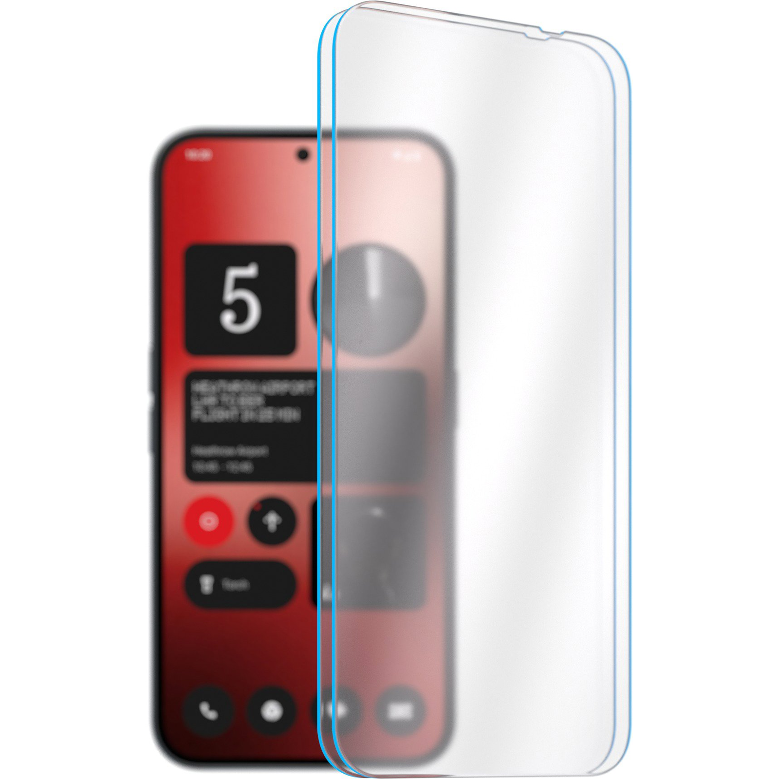 AlzaGuard Case Friendly Glass Nothing Phone (2a)/(2a) Plus 2.5D üvegfólia - 2db (AGD-TGF258P2)