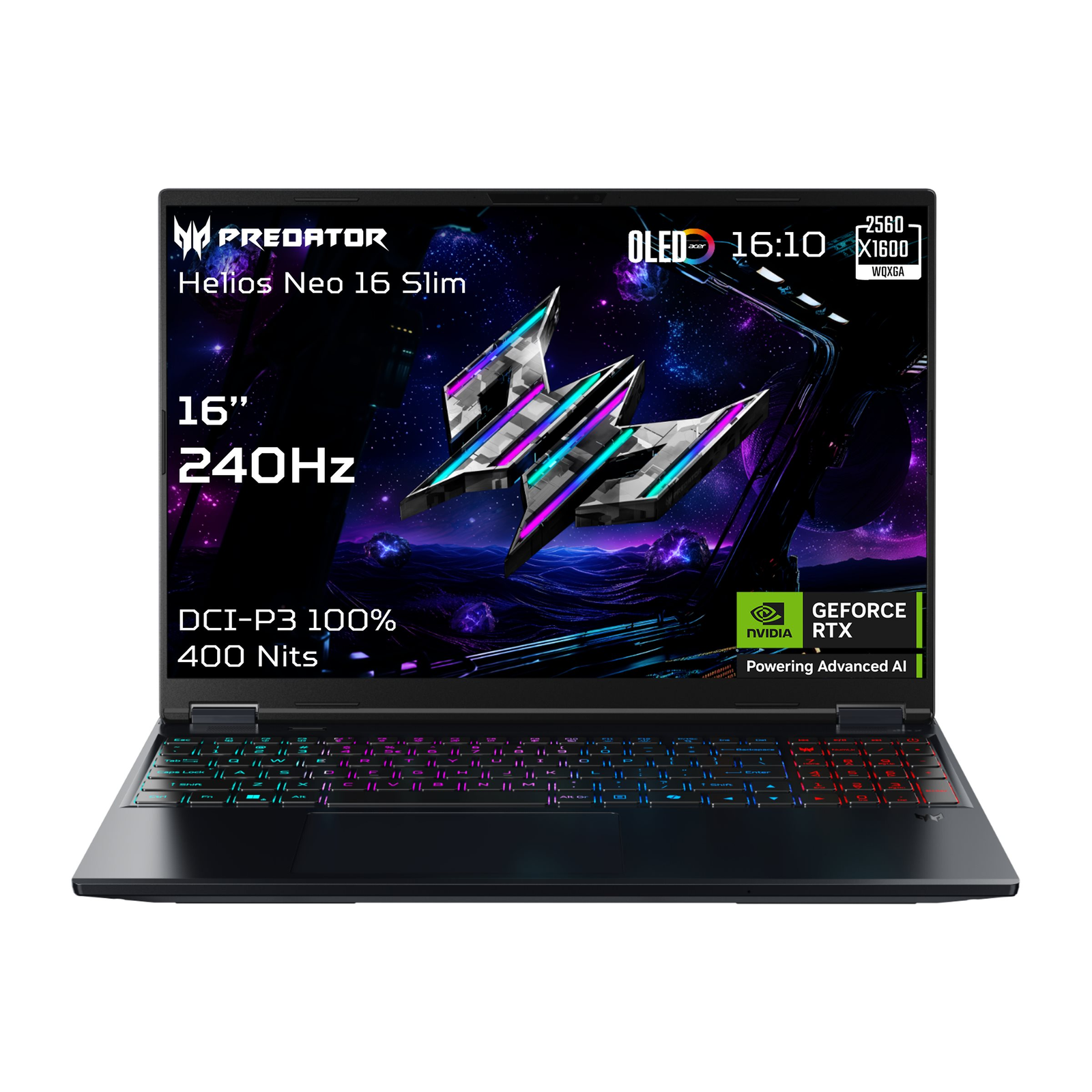 Laptop Acer Predator Helios Neo 16S i9 64 GB / 1000 GB 16" OLED čierny