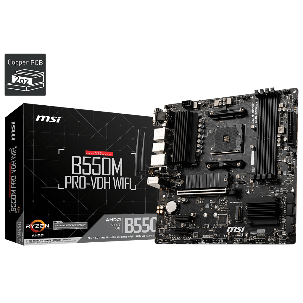 MSI B550M PRO-VDH WIFI (B550M PRO-VDH WIFI)