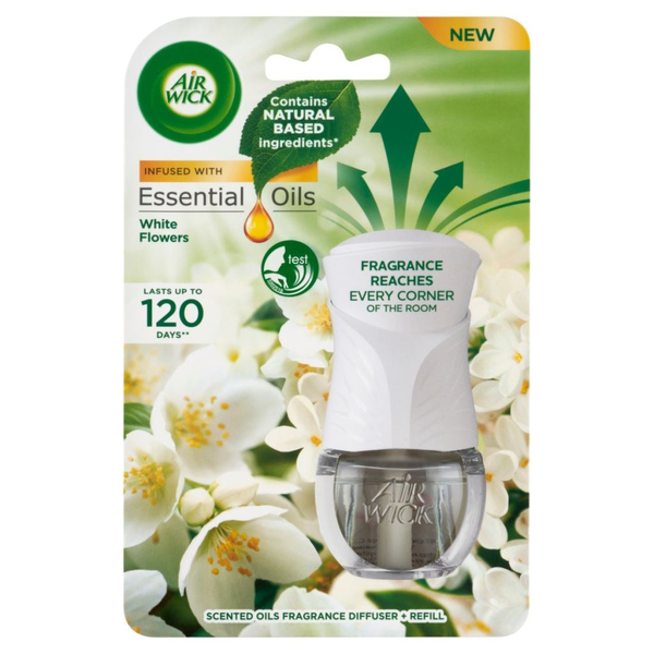 Air Wick elektromos illatosító készülék + 19 ml White flower utántöltő