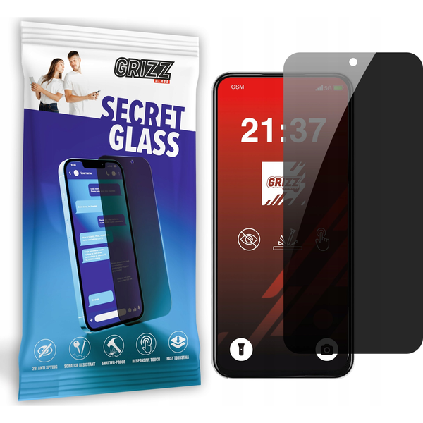  GrizzGlass Szkło prywatyzujące GrizzGlass SecretGlass do Tecno Spark 30C