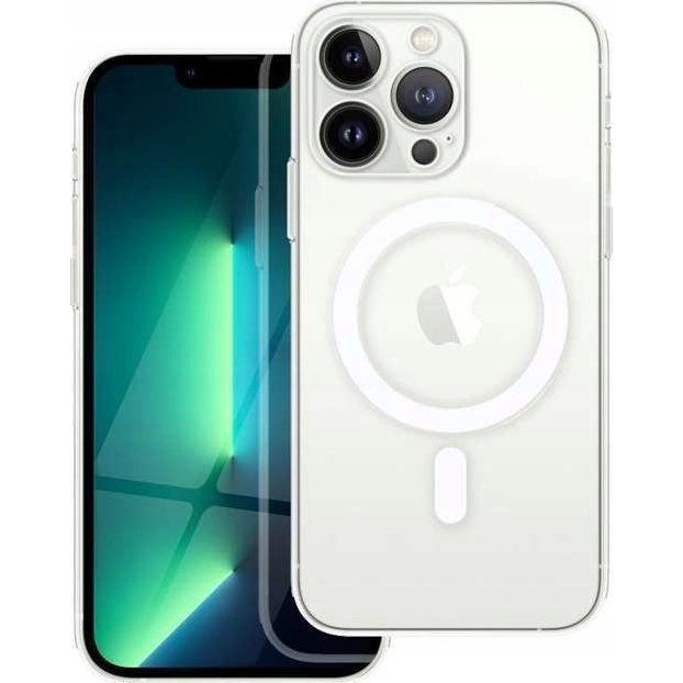 Magsafe Apple iPhone 15 Pro Max Tok - Átlátszó (CASEMAGSAFE11)