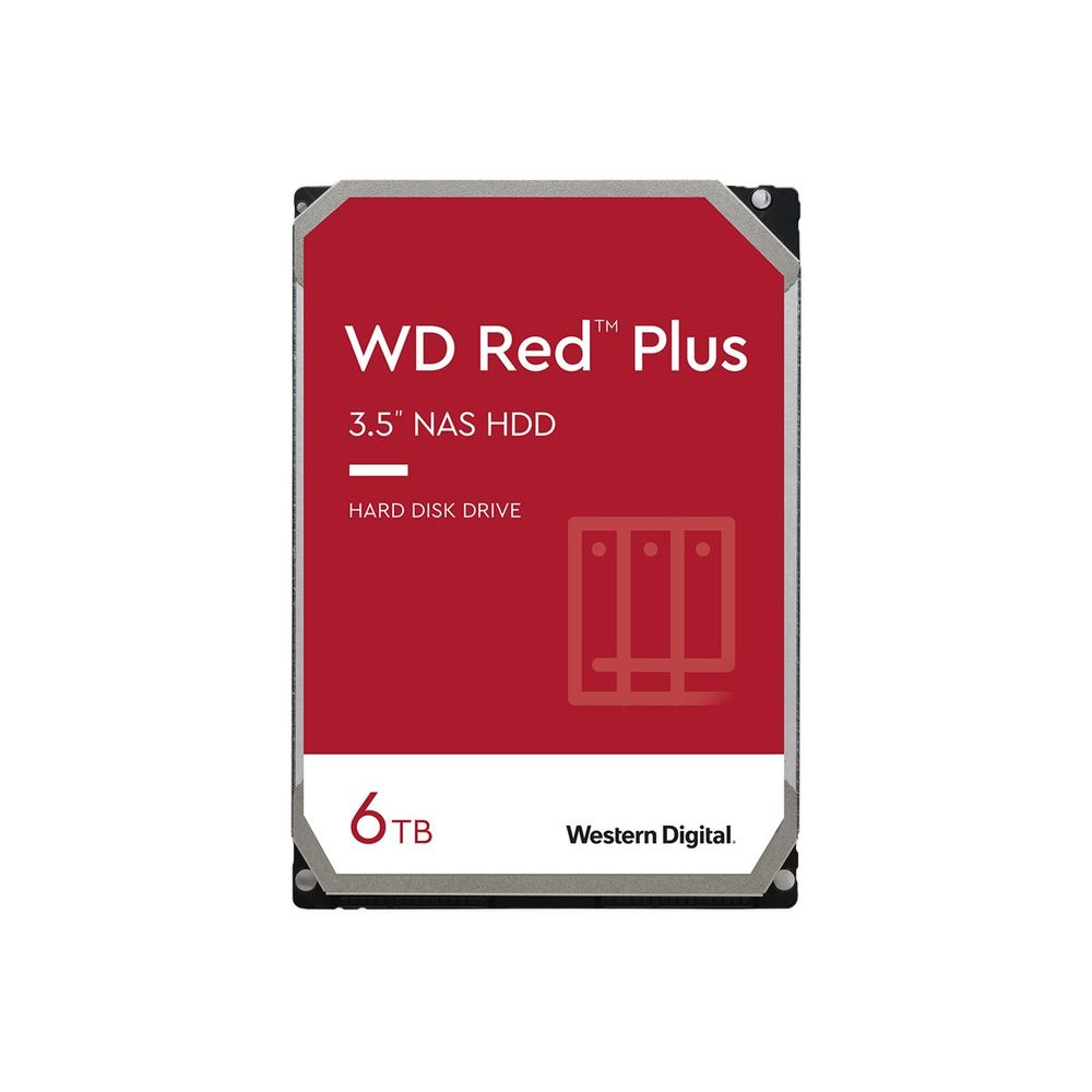 WD Red Plus 6TB 256MB Disk Sata 3,5
