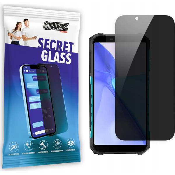  GrizzGlass Szkło prywatyzujące GrizzGlass SecretGlass Ulefone Armor X9 Pro