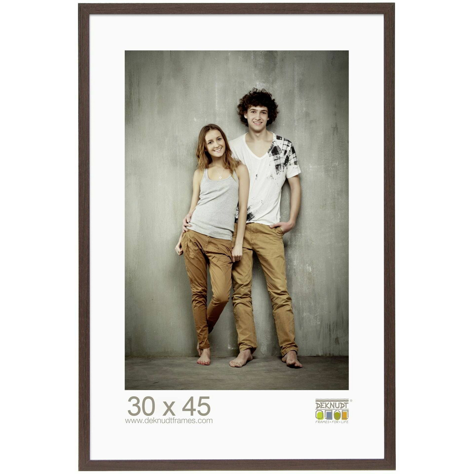 Deknudt S44CH4 48,5x33,5 Képkeret - Barna (S44CH4 30X45)