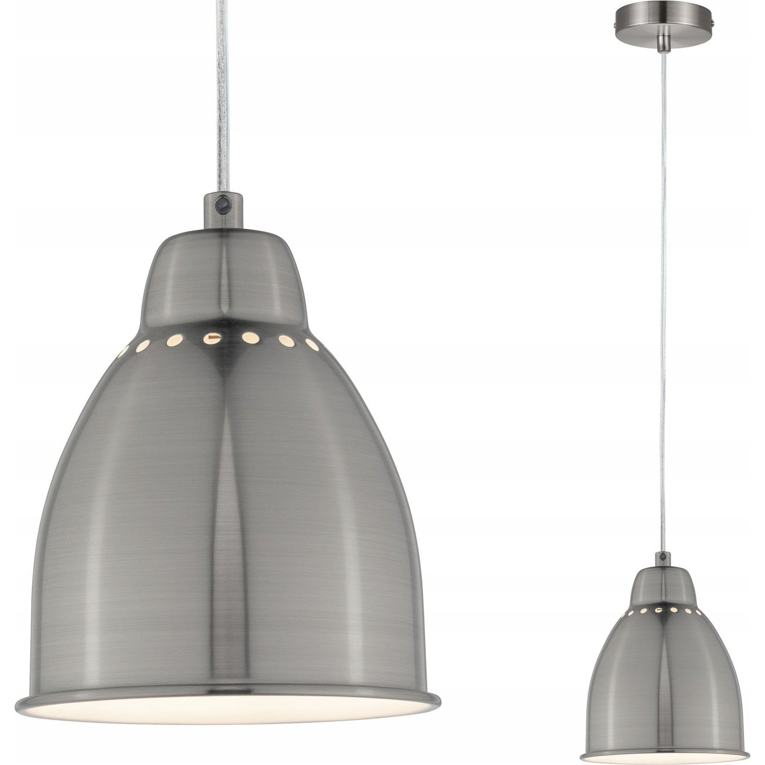 Paulmann 79765 Neordic Hilla függeszték, szálcsiszolt, E27 foglalat, IP20 (PL79765)