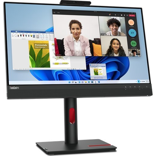 Lenovo ThinkCentre Tiny-In-One 24 Gen 5 Monitor PC 60,5 cm (23.8") 1920 x 1080 Pixel Full HD LED Touch screen Nero