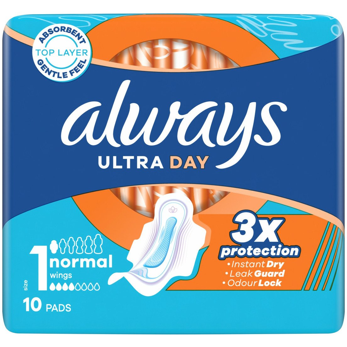 Always egészségügyi betét Ultra Day Normal 10 db (8700216861120) (716866)